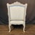 19th Century Updated Painted Louis XV Armchairs or Fauteuils -a Pair For Sale - Image 13 of 13