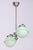Czech Bauhaus Chandelier in Chrome-Plated Steel and Opaline Glass, 1930s For Sale - Image 9 of 12