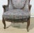 Tall Back Carved Walnut French Louis XVI Bergère Wing Chair, Circa 1920 For Sale - Image 4 of 12