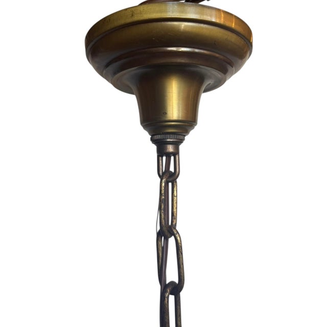 Vintage Starburst Globe Light Pendants For Sale In Los Angeles - Image 6 of 7