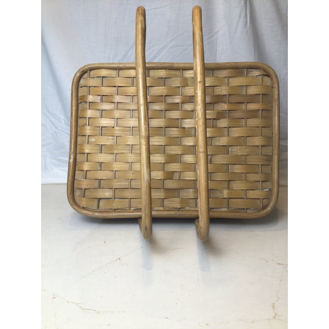 Vintage Woven Basket For Sale - Image 12 of 12