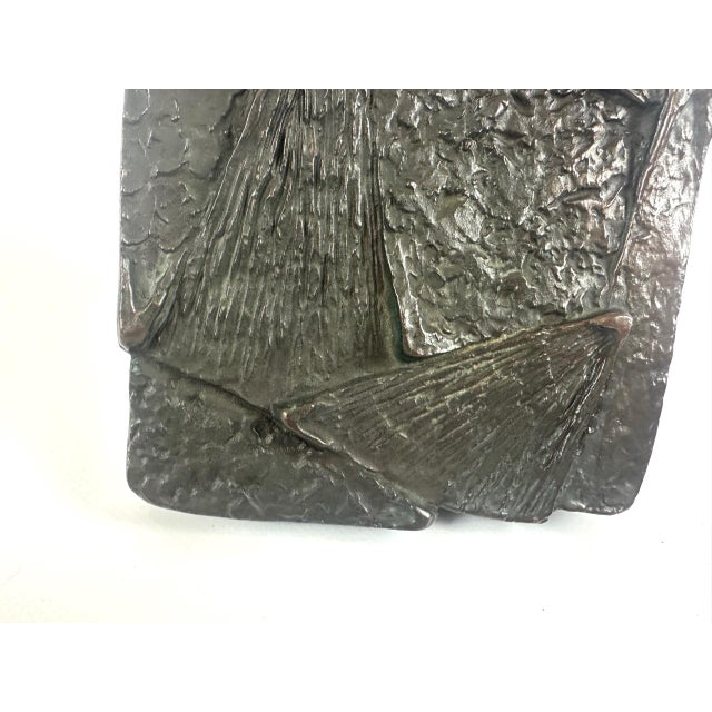 Brutalist Bronze Push and Pull Alpana Door Handle, 1970s For Sale - Image 10 of 11
