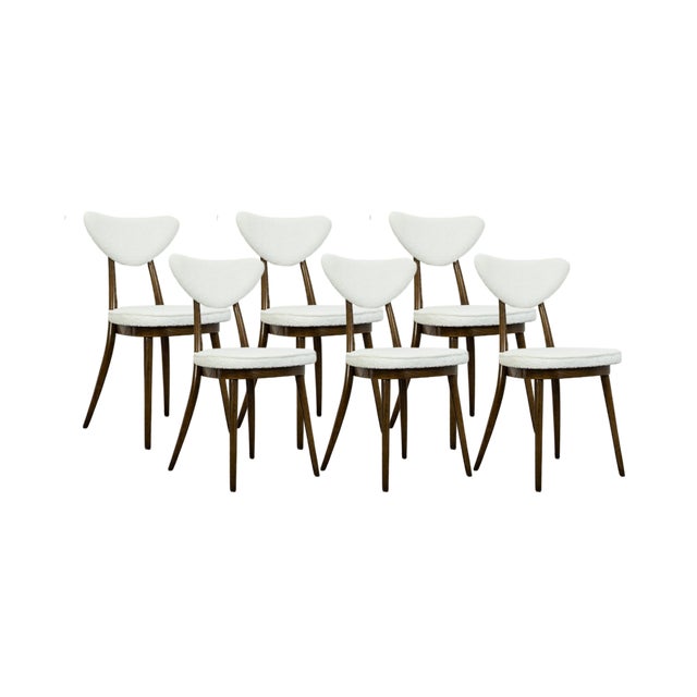 Mid-Century Modern Dining Chairs by H & J Kurmanowicz, Poland, 1950s, Set of 6 For Sale - Image 17 of 17