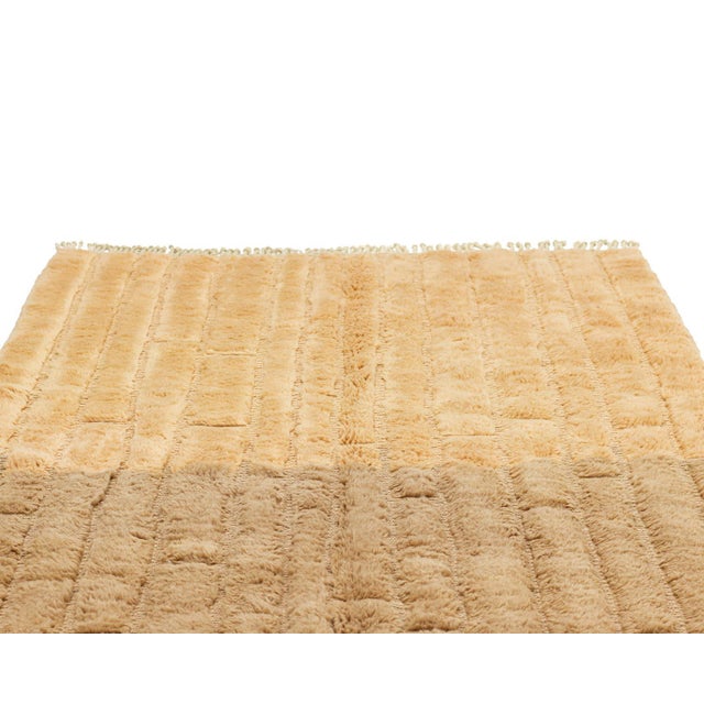 Hand-Knotted Wool Rug by Azele Studio For Sale - Image 4 of 9