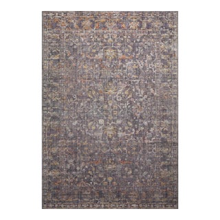 Chris Loves Julia x Loloi Rosemarie Graphite / Multi 10'-0" x 14'-0" Area Rug For Sale