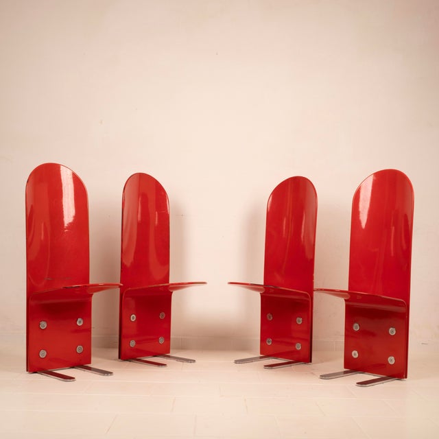 Pellicano Chairs by Luigi Saccardo for Arrmet, 1975, Set of 2 For Sale - Image 10 of 18