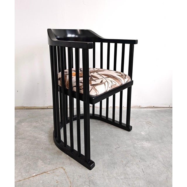 Black Jugendstil Armchairs in the style of Josef Hoffmann, Austria, 1910s, Set of 2 For Sale - Image 8 of 16