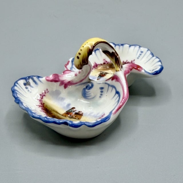Antique porcelain salt dish by charles field haviland / gérard, dufraisseix & morel, france, circa 1890–1900....