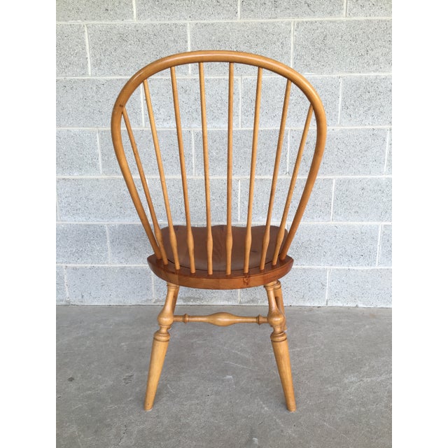 Ethan Allen Farmhouse Pine Hoop Back Side Chairs Set of 6 Chairish