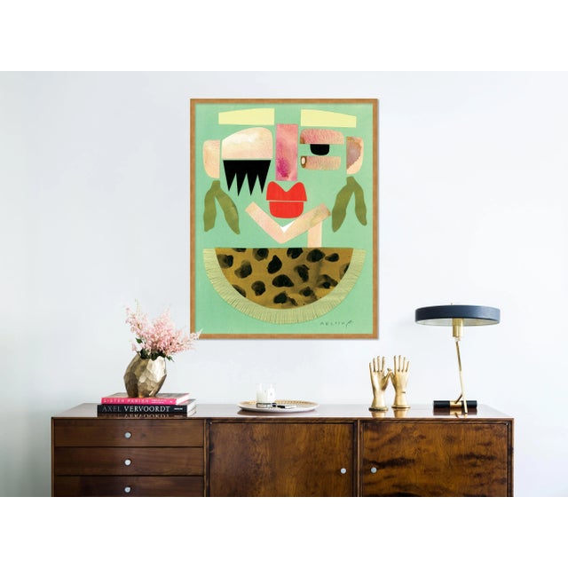 Contemporary Luana by Melvin G in Gold Frame, Medium Art Print For Sale - Image 3 of 4