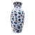 Important Antique Chinese Underglaze Blue & Red Porcelain Vase With Bats - Qianlong Style For Sale