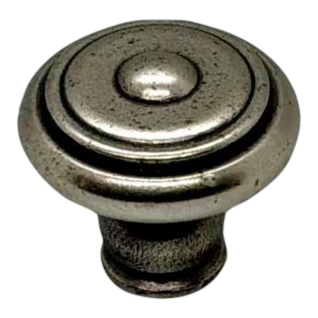 Henredon Small Knob Pewter Finish For Sale