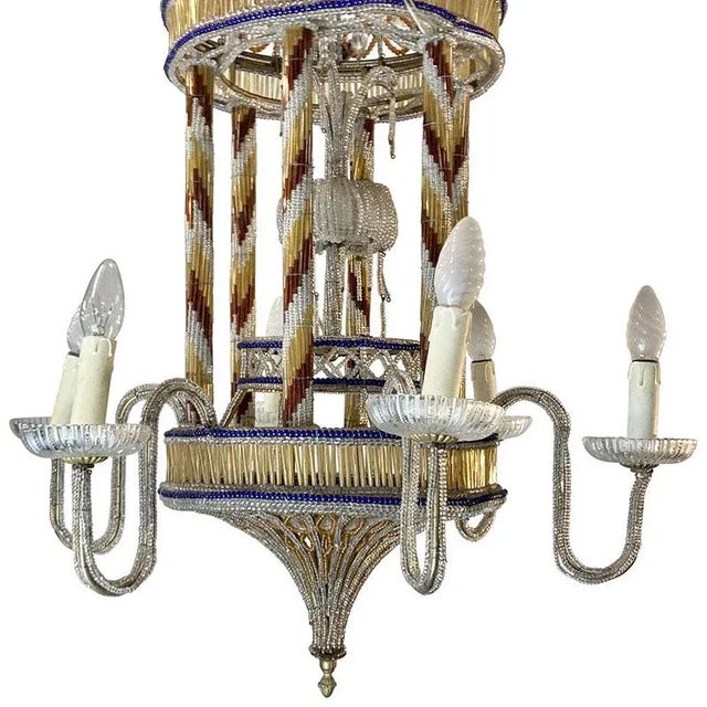 Eastern Murano Glass Lantern For Sale - Image 4 of 12