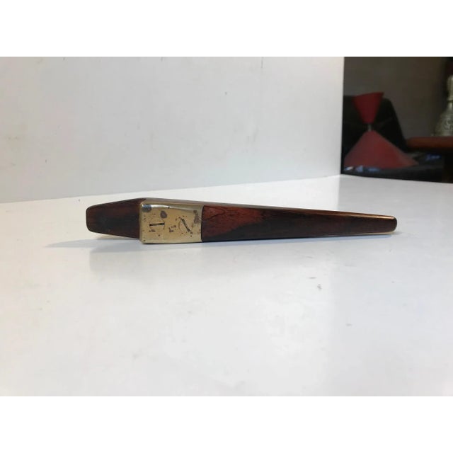 Rosewood & Brass Nutcracker by Poul Knudsen, 1960s For Sale - Image 4 of 8