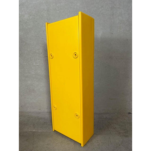 1980s Vintage Yellow Medicine Cabinets by Olaf von Bohr for Gedy, Italy, 1980s, Set of 2 For Sale - Image 5 of 16