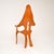 Wood Italian Studio Craft Sculptural Armchair, 1970s For Sale - Image 7 of 15