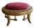 Antique Regency Style Faux Bamboo Petite Footstool.