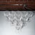 Authentic KPM Berlin crystal from the esteemed Kurland collection • Hand-cut with neoclassical garland and vertical...