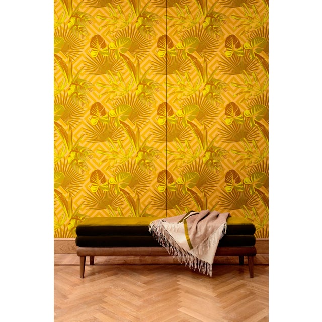 This decorative fabric comes in the form of boiserie over a wooden honeycomb panel measuring 135 cm by 200 cm tall. The...