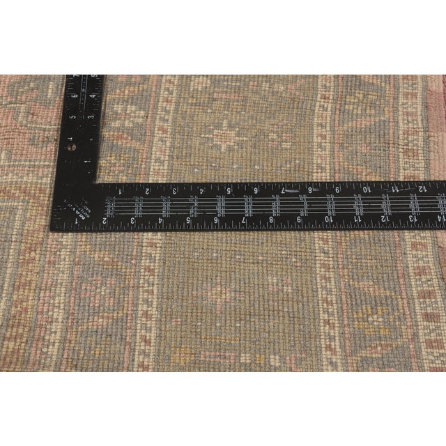 Textile Vintage Turkish Oushak Rug, 06'11 X 09'09 For Sale - Image 7 of 10