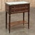 French Antique French Directoire Mahogany End Table With Carrara Marble For Sale - Image 3 of 16