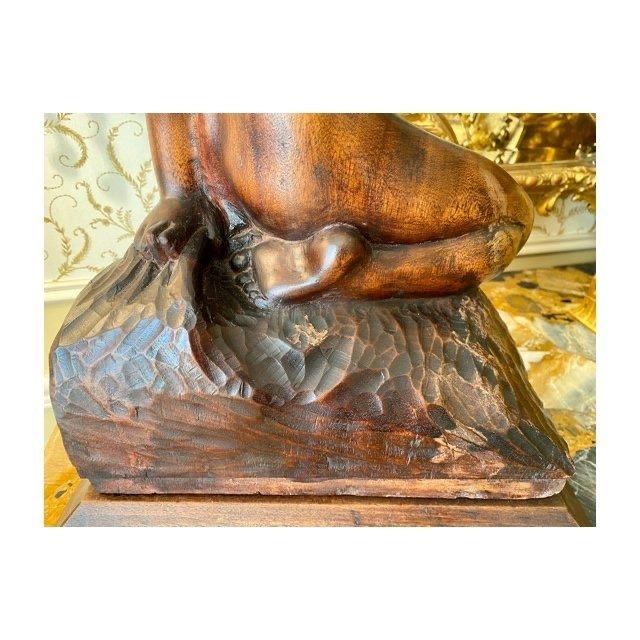 Amédéo Gennarelli, Female Nude, Mahogany For Sale - Image 5 of 13