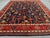 Shabby Chic Persian Navy/Orange Kafkaz Rug 8'2 X 10'0 For Sale - Image 4 of 10
