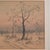 Pair of Vintage Landscape Paintings, Oriental, Watercolour, Art, Mid Century For Sale - Image 9 of 12