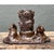 Vintage Ceramic Cat and Tree Stump Vase For Sale - Image 11 of 12