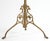 Victorian Vintage Victorian Brass Scrollwork Coat Tree Rack For Sale - Image 3 of 5