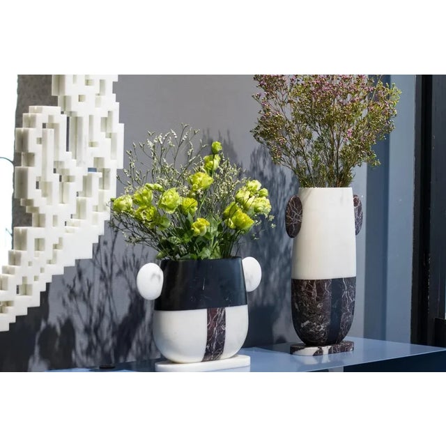 Contemporary Pietro Marble Vase by Matteo Cibic For Sale - Image 3 of 5