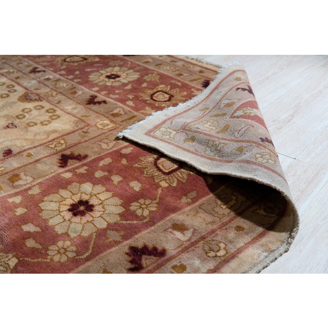 Traditional Talia Oriental Red Hand-Knotted Wool Rug Carpet, Elegant Allover Design For Sale - Image 3 of 6