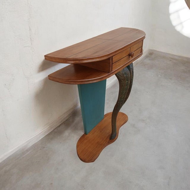 Vintage Console Table, 1950s For Sale - Image 4 of 6