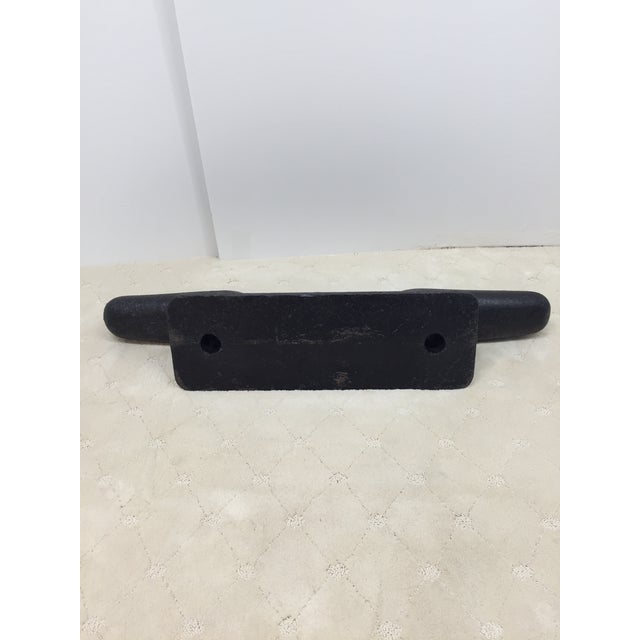Large Metal Solid Ship Docking Cleat Nautical Antique Garden Item For Sale - Image 10 of 17