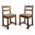 Oak Side Chairs, 1940s, Set of 2 For Sale - Image 4 of 4