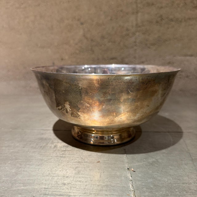 Bullocks Silverplated Bowl, Mid-Century Modern, 10-Inch Diameter, Usa For Sale - Image 10 of 10