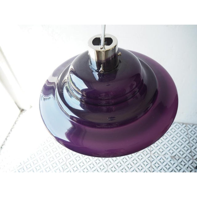 1960s Mid-Century Glass Chandelier, Czechoslovakia, 1960s For Sale - Image 5 of 13