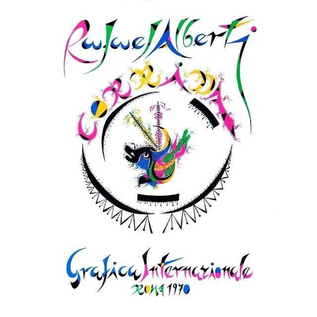 Corrida - Original Lithograph by Rafael Alberti - 1970 1970 For Sale