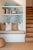 Mahjong Floral Stripe Grasscloth Wallpaper by House Party | Bam Blue | 6 Yards For Sale In Charlotte - Image 6 of 7