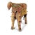 Light Yellow Large Vintage Cotton Elephant Covered in Indian Textiles For Sale - Image 8 of 13
