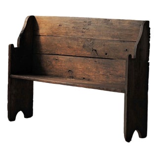 Wood Farm Bench, Ardèche, France, 19th Century For Sale