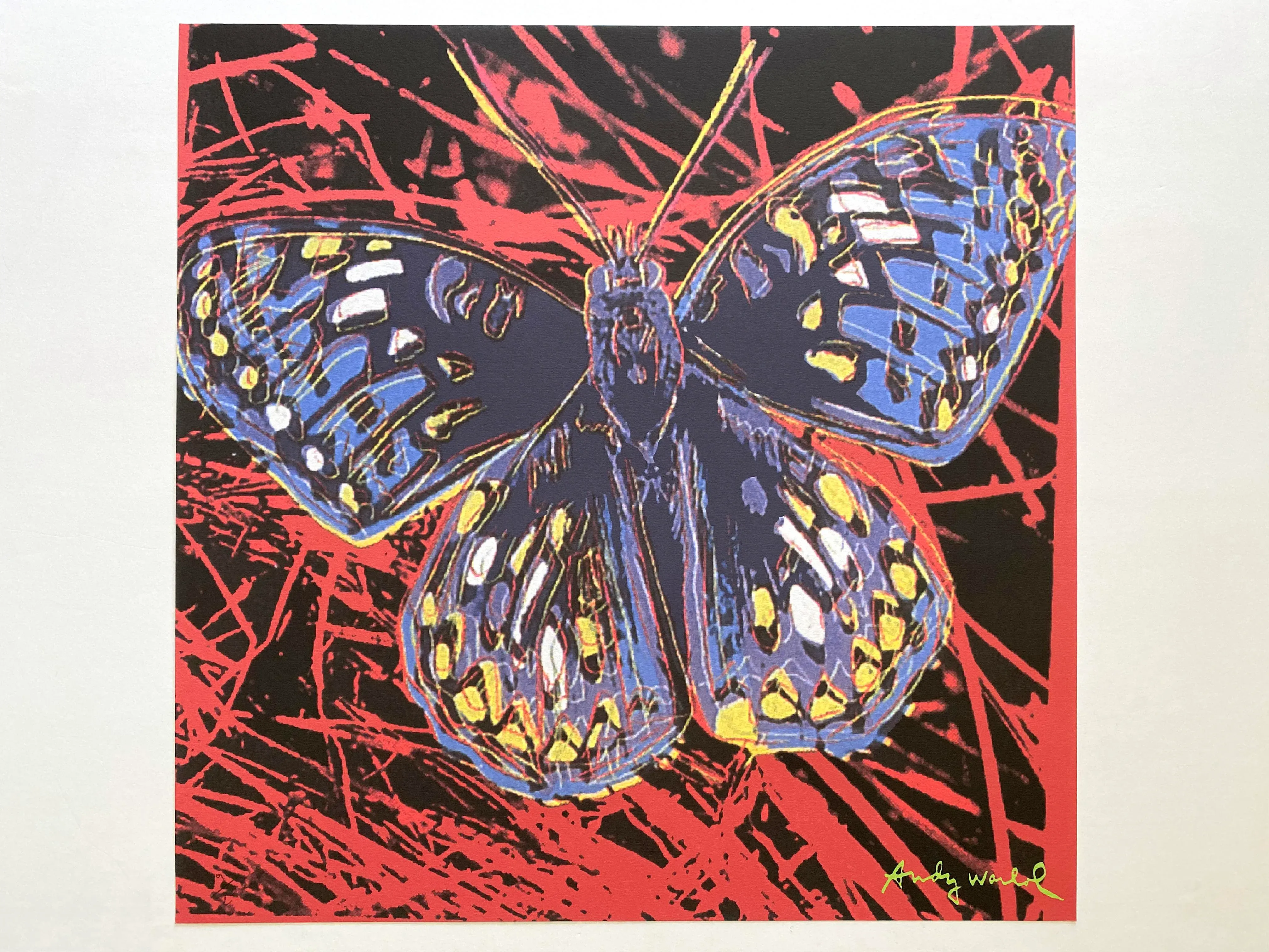 Andy Warhol Vintage 1986 Lmtd Edtn Endangered Species Large Fine
