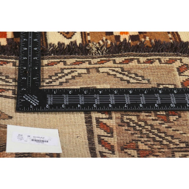 Mid 20th Century Vintage Persian Shiraz Rug, 03'09 X 07'01 For Sale In Dallas - Image 6 of 10