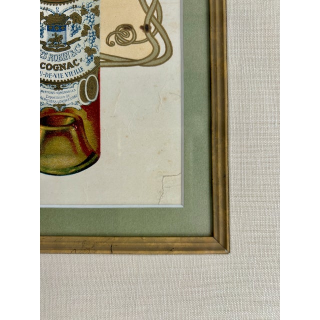 Jules Robin & Co. Original French Cognac Calandar Poster, 1918 For Sale - Image 15 of 18