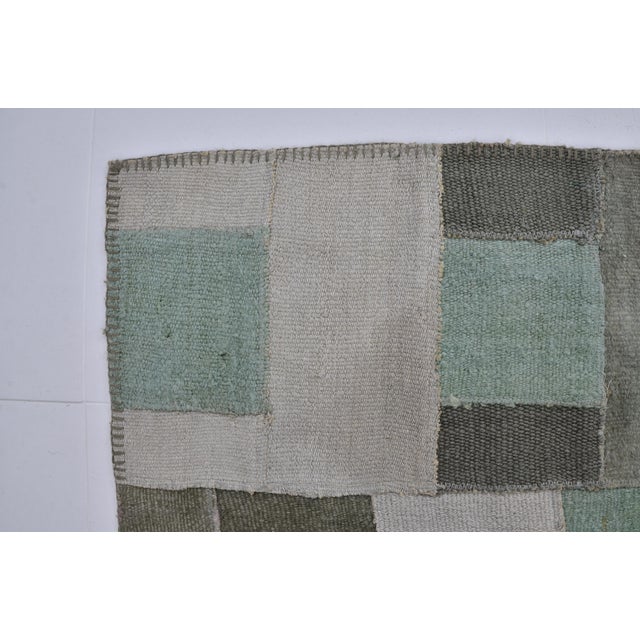 Antique Wool Vintage Turkish Carpet For Sale - Image 9 of 10