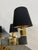 Custom Black + Gold Eight Light Chandelier For Sale In San Francisco - Image 6 of 12