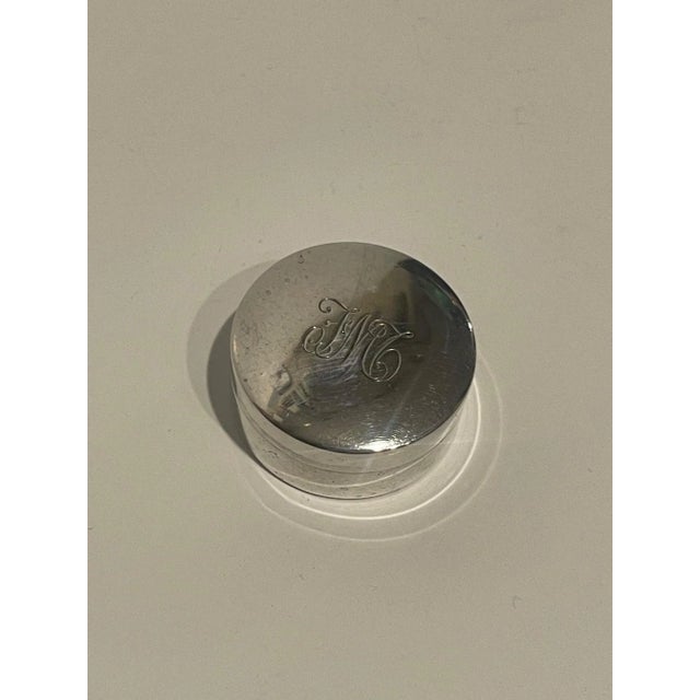 Traditional Vintage FIRENZE , G. Ciardetti Artist signed, 800 Silver Pill Box For Sale - Image 3 of 6