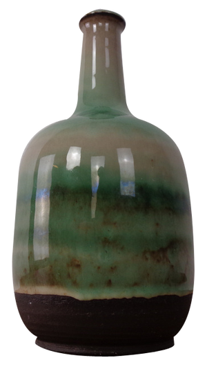 Small Danish Ceramic Vase from Hyllested, 1960s