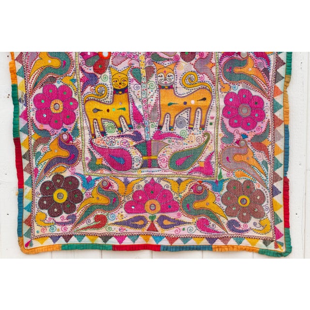 Folk 20th Century Indian Tapestry For Sale - Image 4 of 10