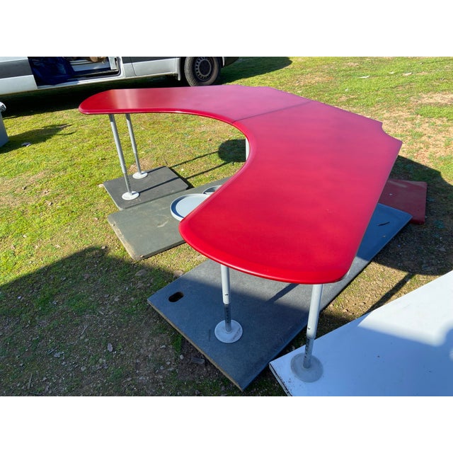 Vintage Herman Miller Office Boomerang Office Desk For Sale - Image 10 of 12